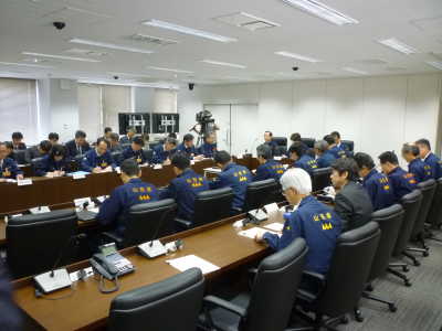 台風第19号に係る第4回災害対策本部員会議の画像
