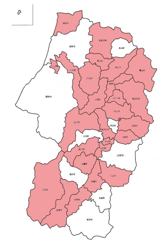 山形県内届出対象区域