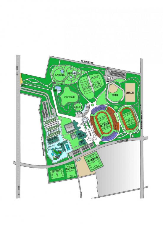 公園全体平面図